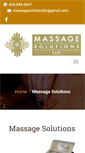 Mobile Screenshot of massagesolutionsllc.com